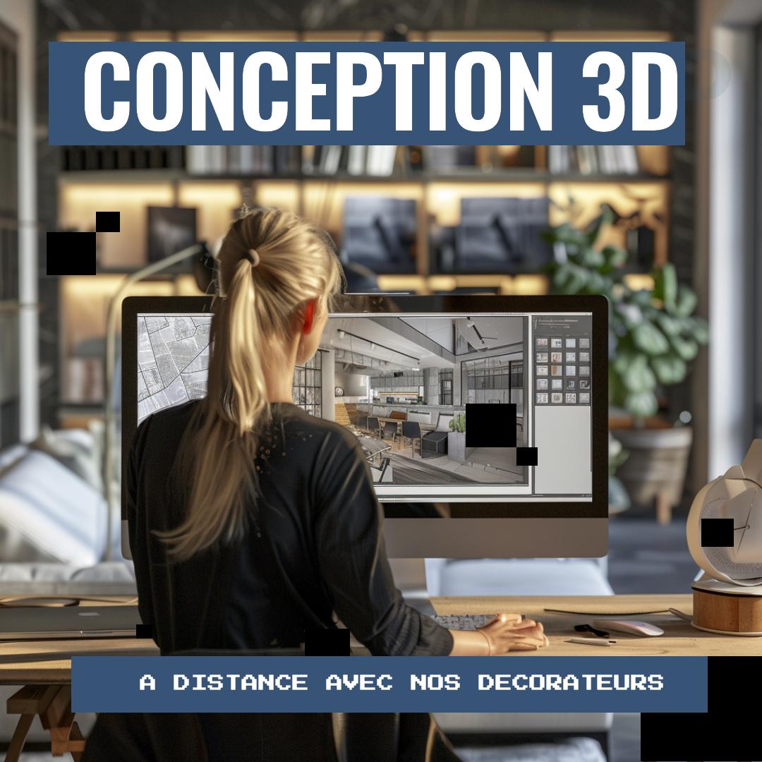 CONCEPTION 3D SUR PLANS  / 69 € PAR PIECES